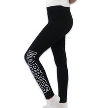 Load image into Gallery viewer, Marines Ladies Love &#39;Em Longer Leggings (Black)