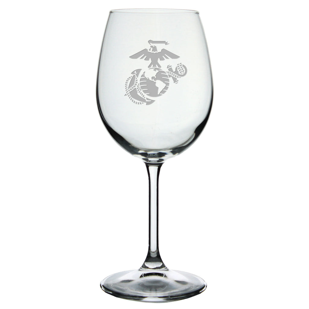 US Marines 16oz Wine Glass*