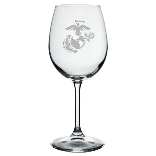 US Marines 16oz Wine Glass*