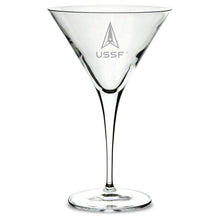 Load image into Gallery viewer, Space Force Luigi Bormioli 10oz Martini Glass*