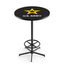 Load image into Gallery viewer, Army Star Pub Table with Foot Rest*