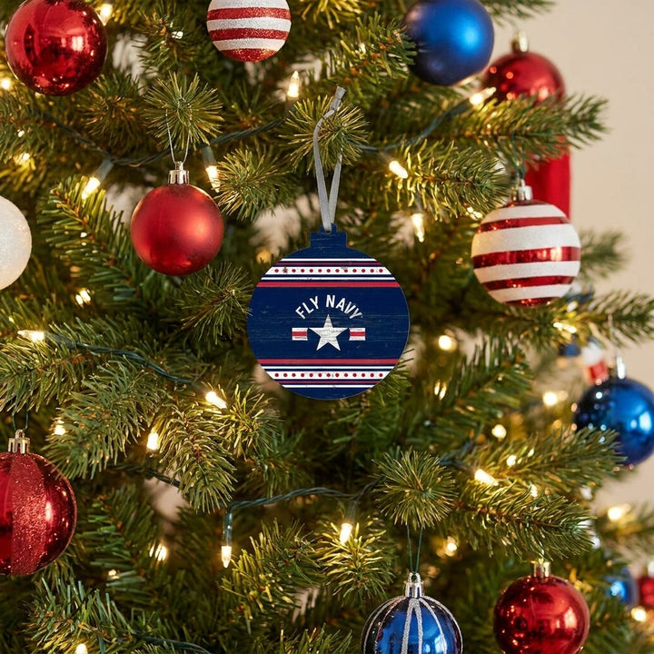 Fly Navy Ornament