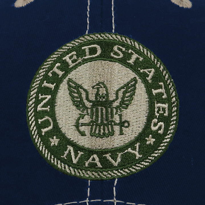 United States Navy Seal Camo Back Hat (Navy)