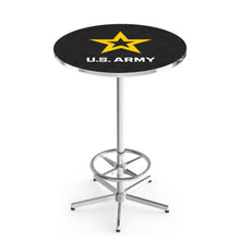 Load image into Gallery viewer, Army Star Pub Table with Foot Rest*