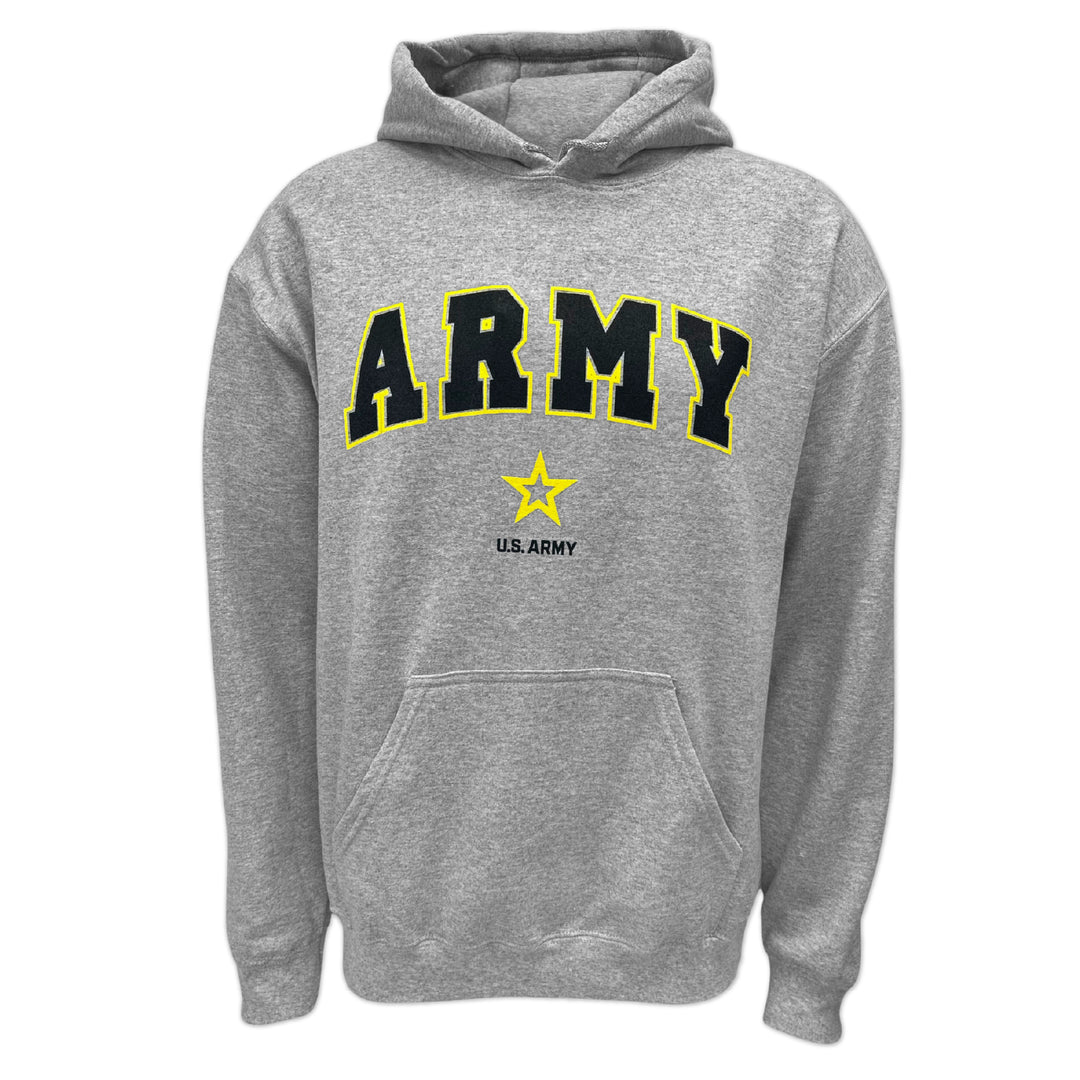 Army Arch Star Hood (Grey)