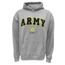Load image into Gallery viewer, Army Arch Star Hood (Grey)