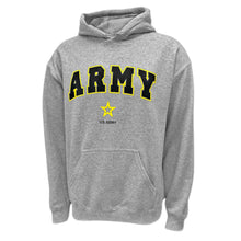 Load image into Gallery viewer, Army Arch Star Hood (Grey)