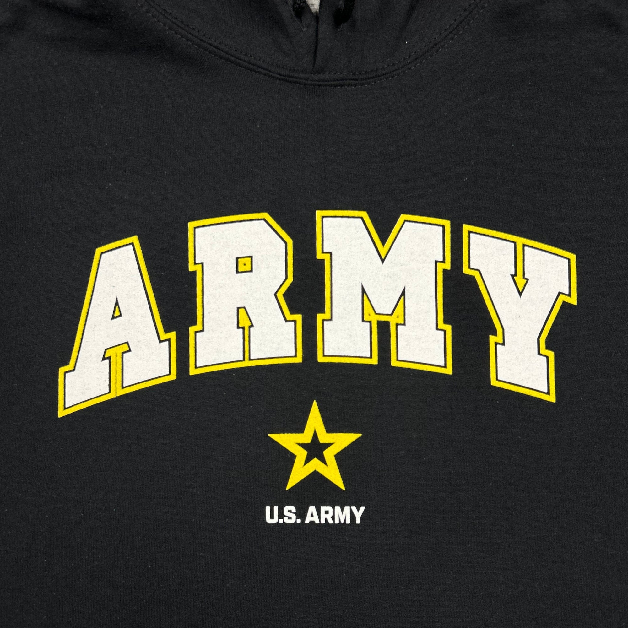 U.S. Army Sweatshirts: Army Arch Star Hoodie in Black – Armed