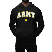 Load image into Gallery viewer, Army Arch Star Hood (Black)