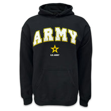 Load image into Gallery viewer, Army Arch Star Hood (Black)