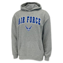 Load image into Gallery viewer, Air Force Arch Wings Hood (Grey)