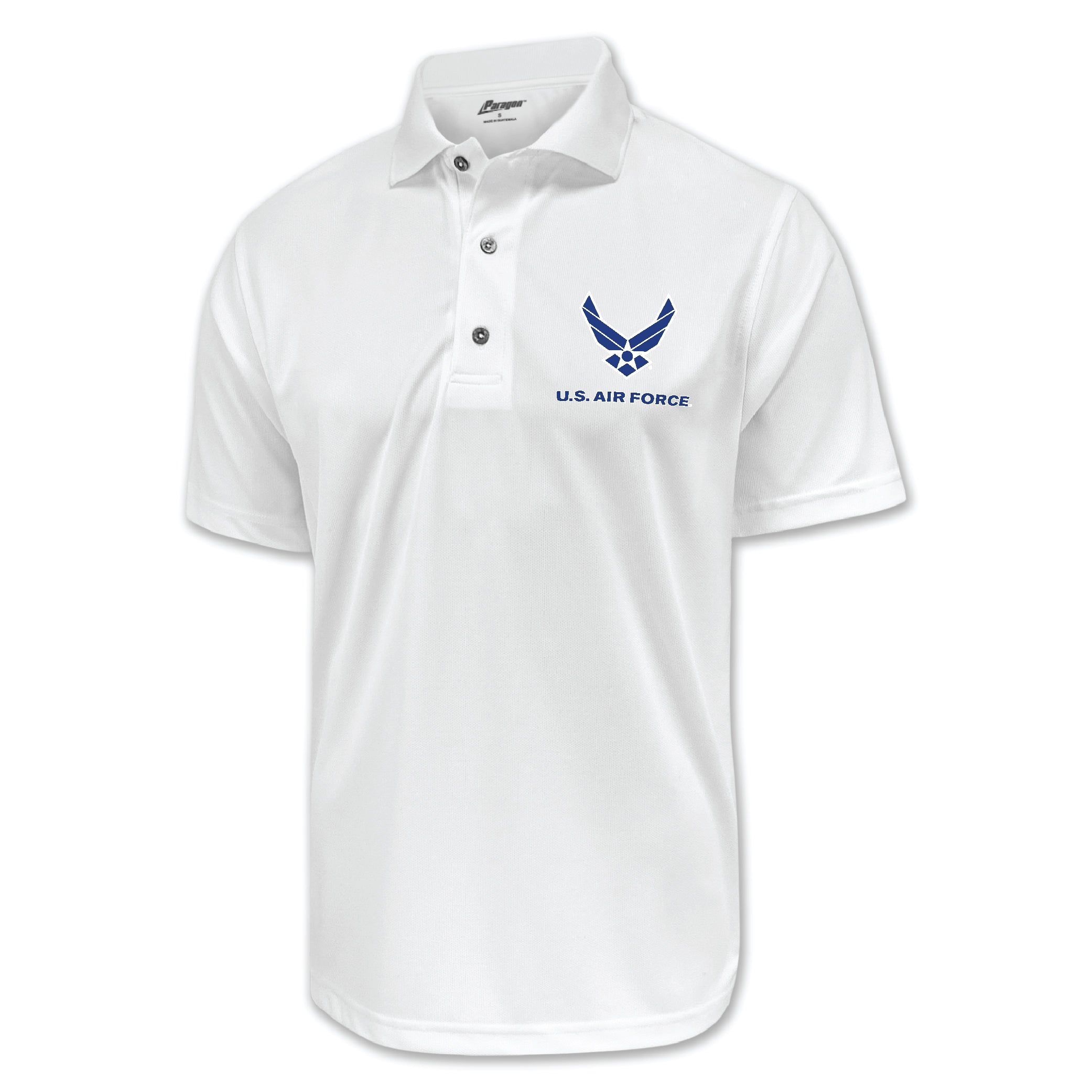 Pick Your Design Air Force Performance Polo (White)