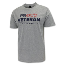 Load image into Gallery viewer, Air Force Proud Veteran T-Shirt (Grey)