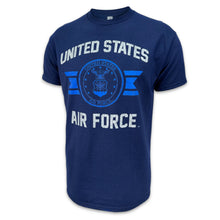 Load image into Gallery viewer, Air Force Vintage Basic Seal T-Shirt (Navy)