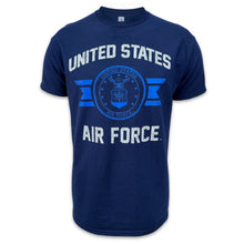 Load image into Gallery viewer, Air Force Vintage Basic Seal T-Shirt (Navy)