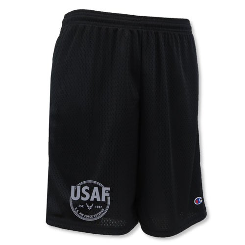Pick Your Design Air Force Mesh Shorts (Black)