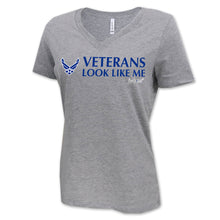Load image into Gallery viewer, Air Force Vet Looks Like Me V-Neck T-Shirt