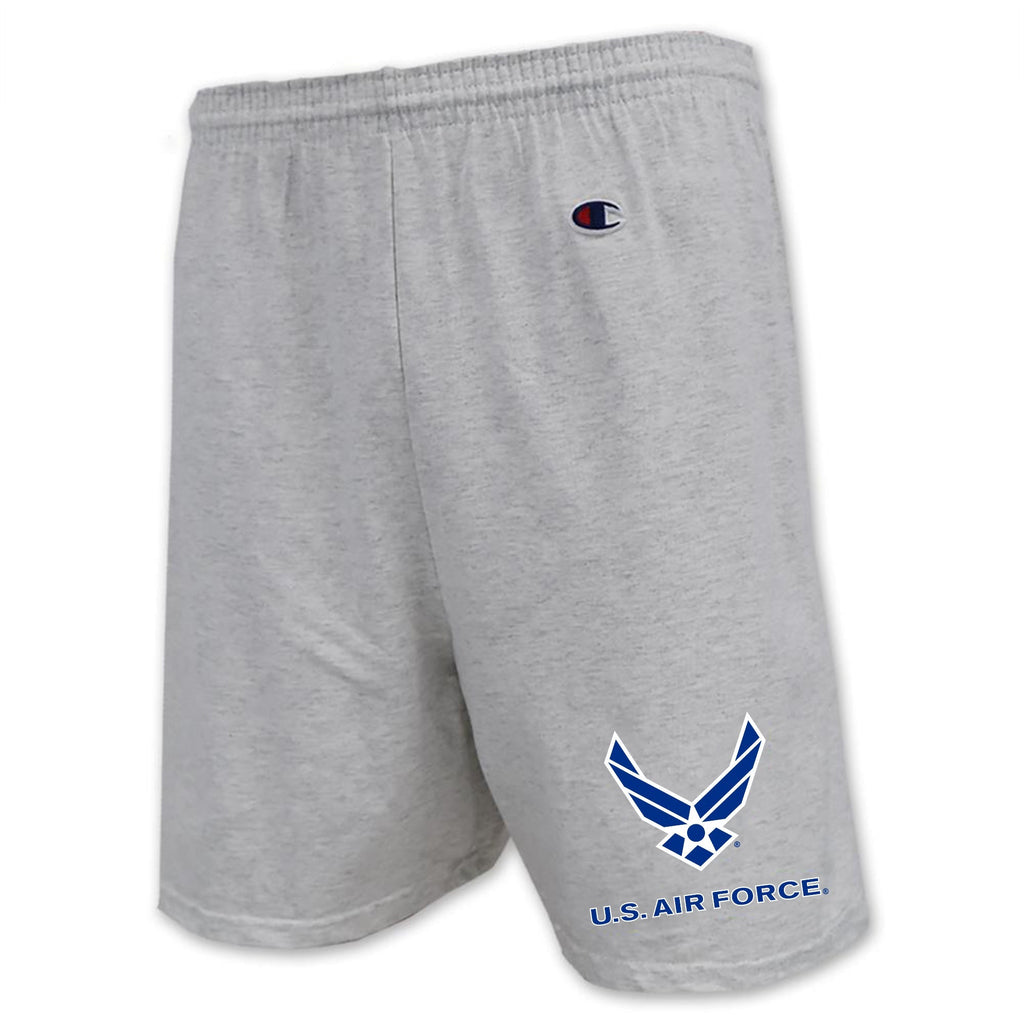 Pick Your Design Air Force Champion Cotton Shorts (Grey)