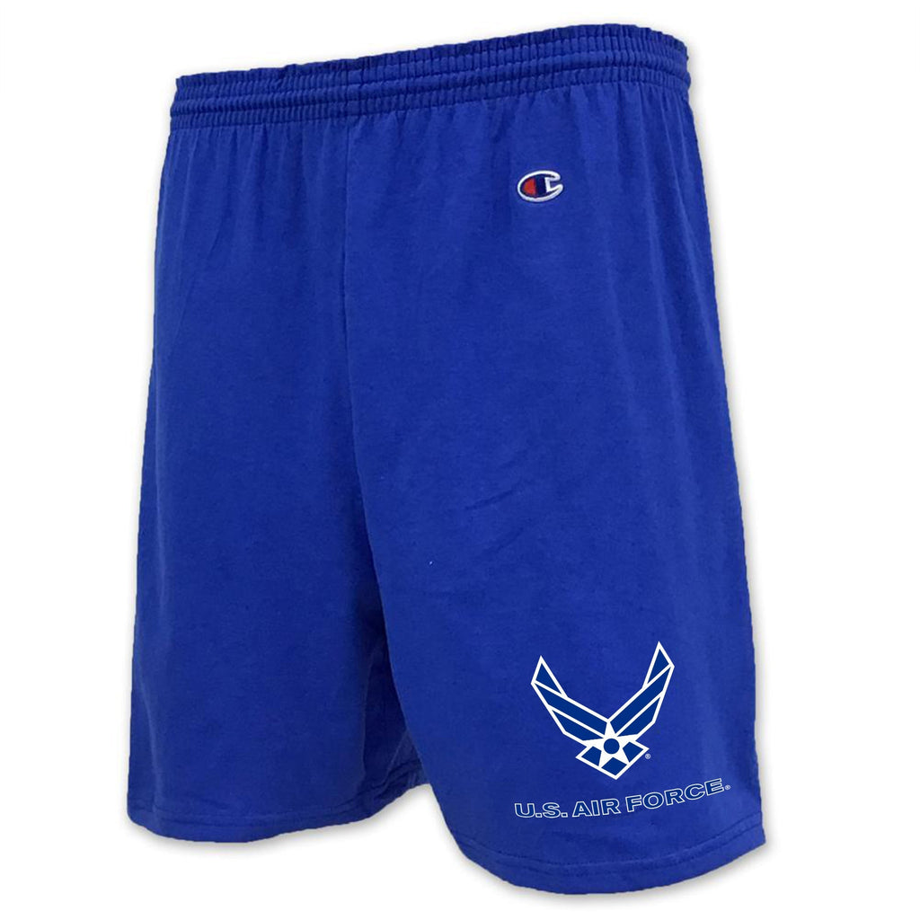 Pick Your Design Air Force Champion Cotton Shorts (Royal)