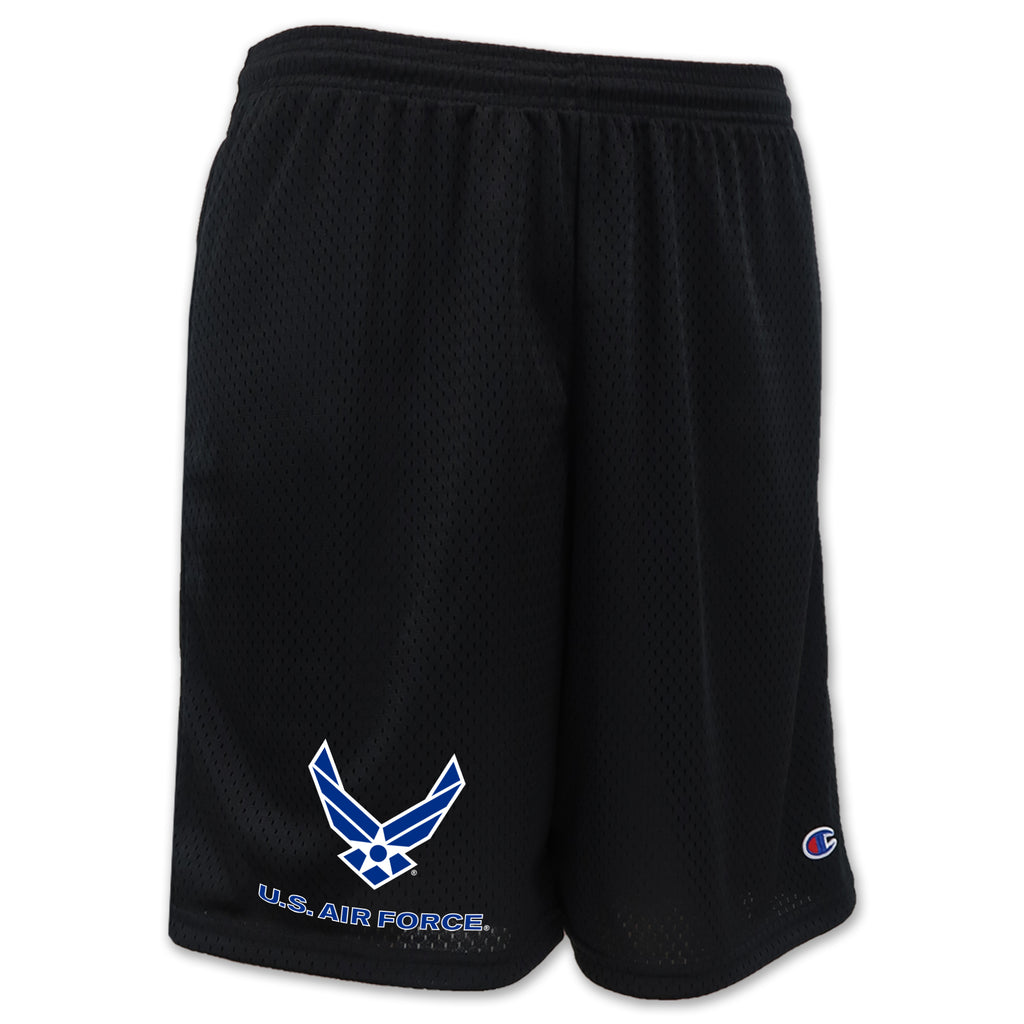Pick Your Design Air Force Mesh Shorts (Black)