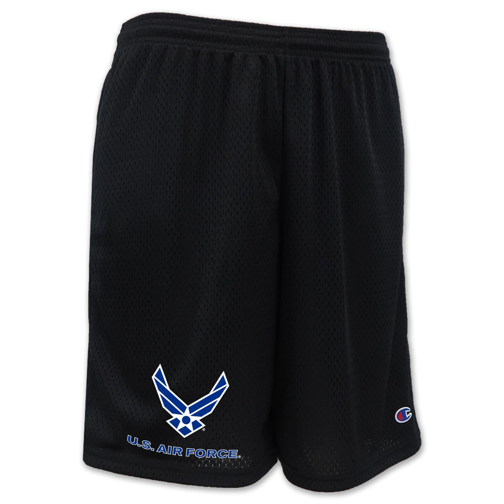 Pick Your Design Air Force Champion Mesh Shorts (Black)