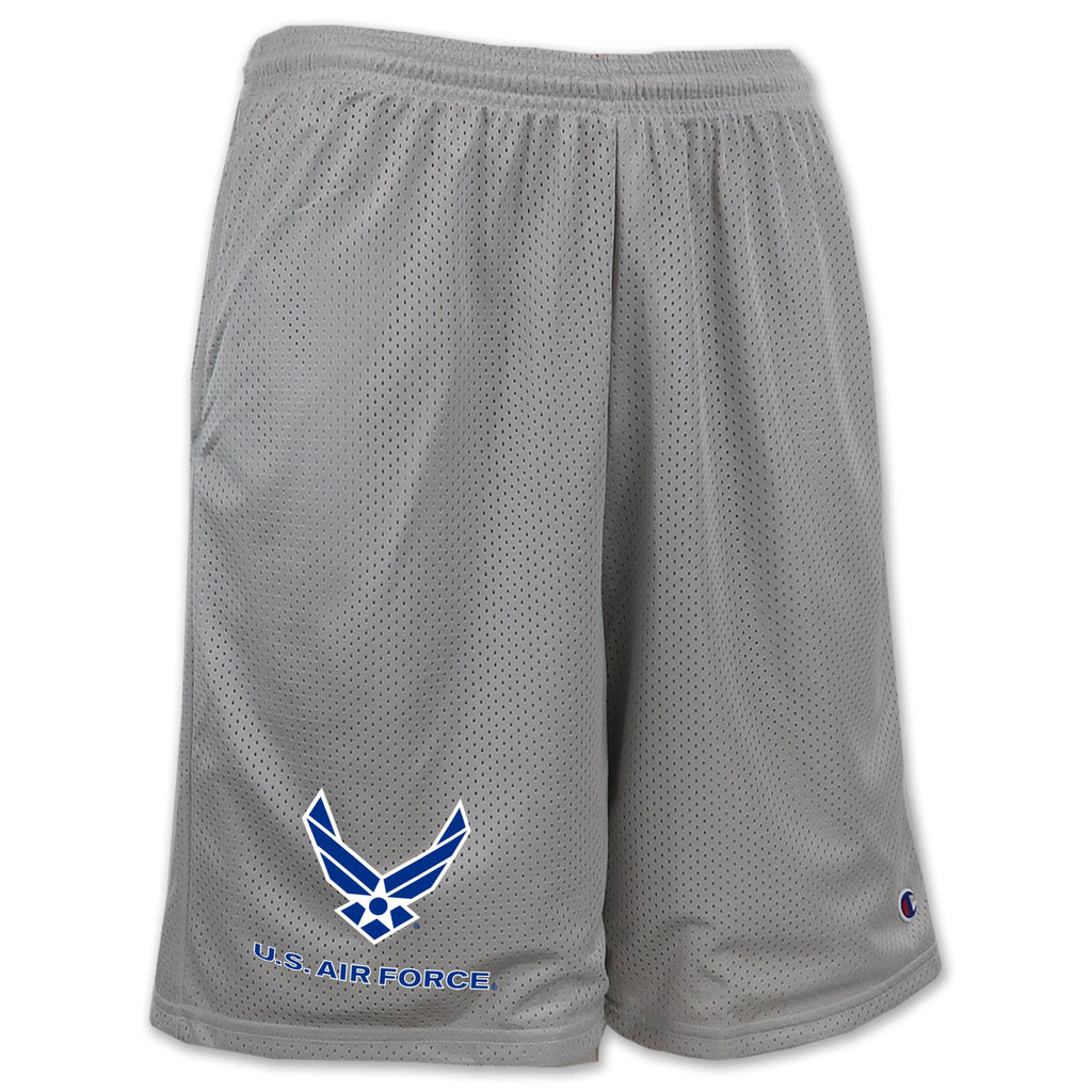 Pick Your Design Air Force Champion Mesh Shorts (Grey)