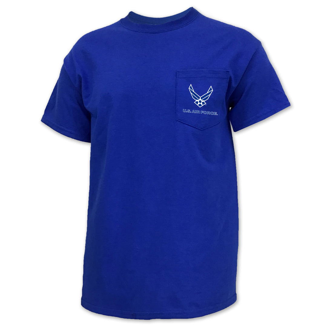 Air Force Wings Logo Pocket T-Shirt