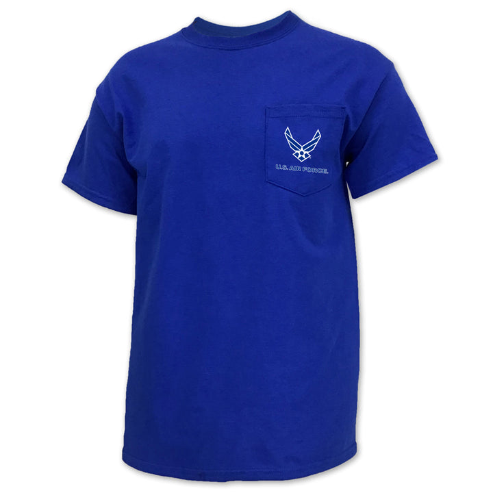 Air Force Wings Logo Pocket T-Shirt