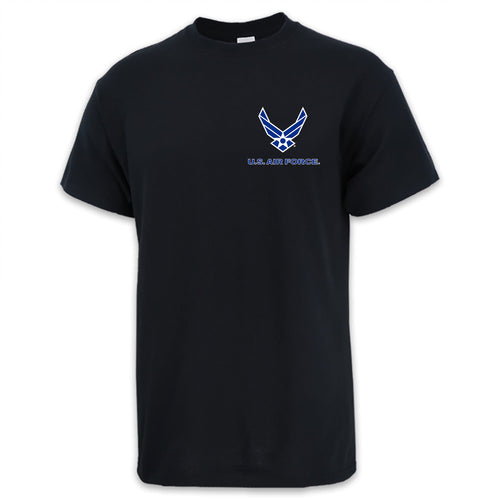 Pick Your Design Air Force T-Shirt (Black)