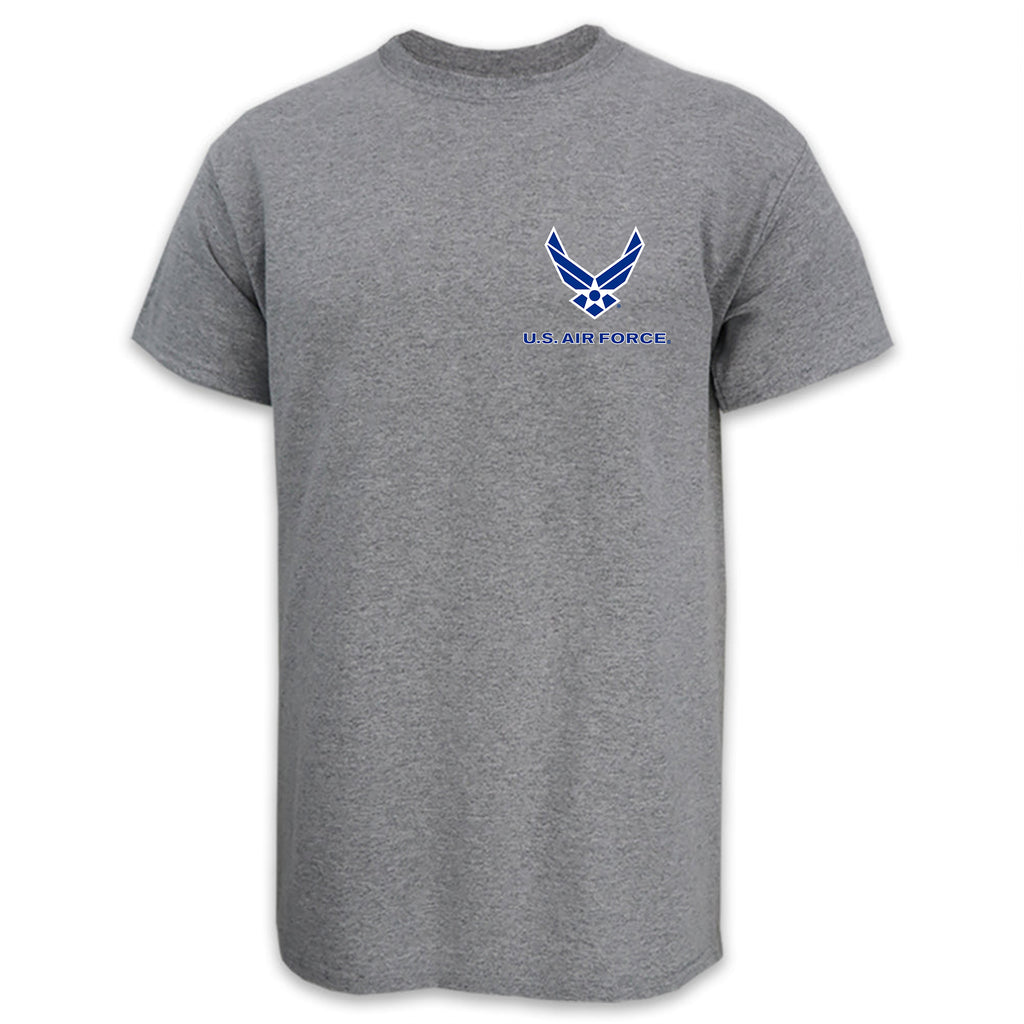 Pick Your Design Air Force T-Shirt (Grey)