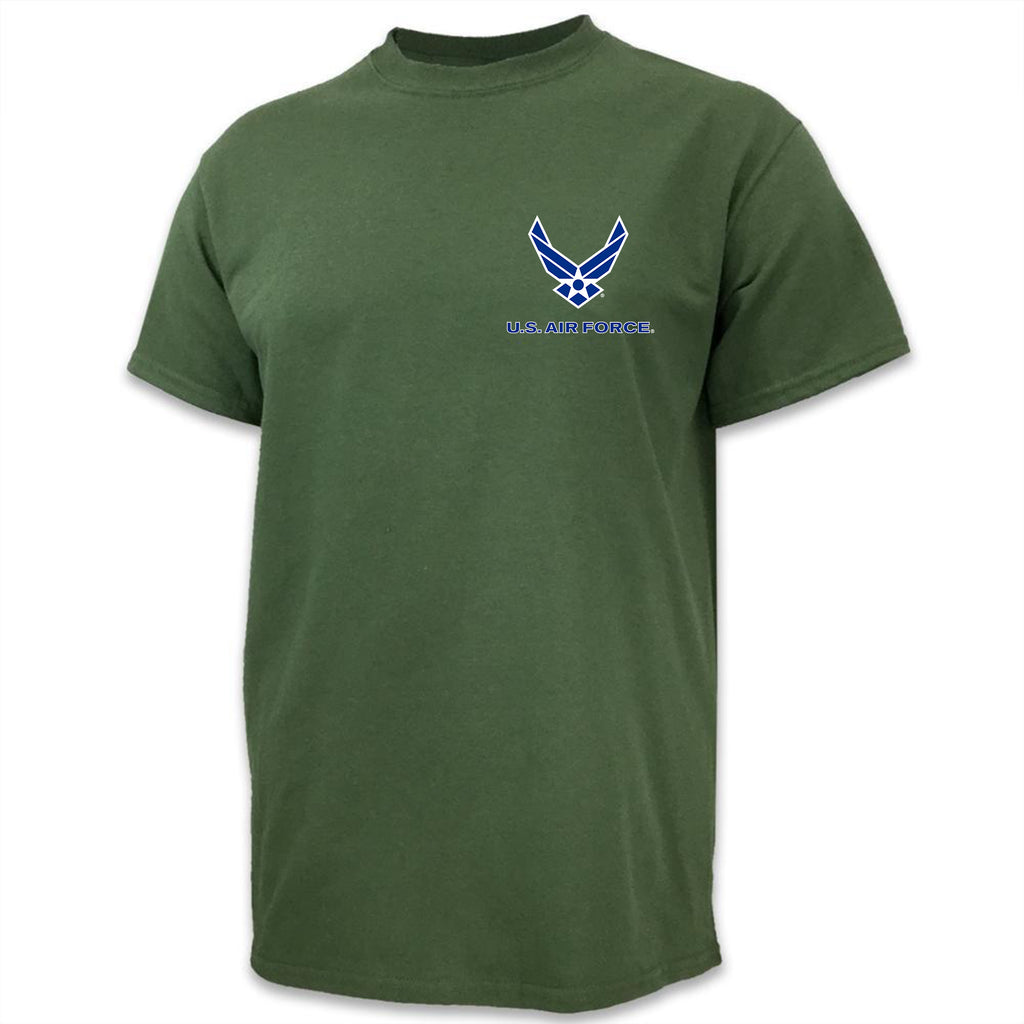 Pick Your Design Air Force T-Shirt (OD Green)