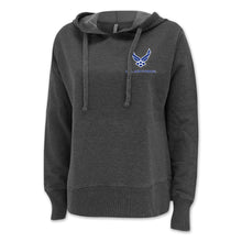 Load image into Gallery viewer, Air Force Wings Left Chest Ladies Hood