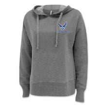 Load image into Gallery viewer, Air Force Wings Left Chest Ladies Hood