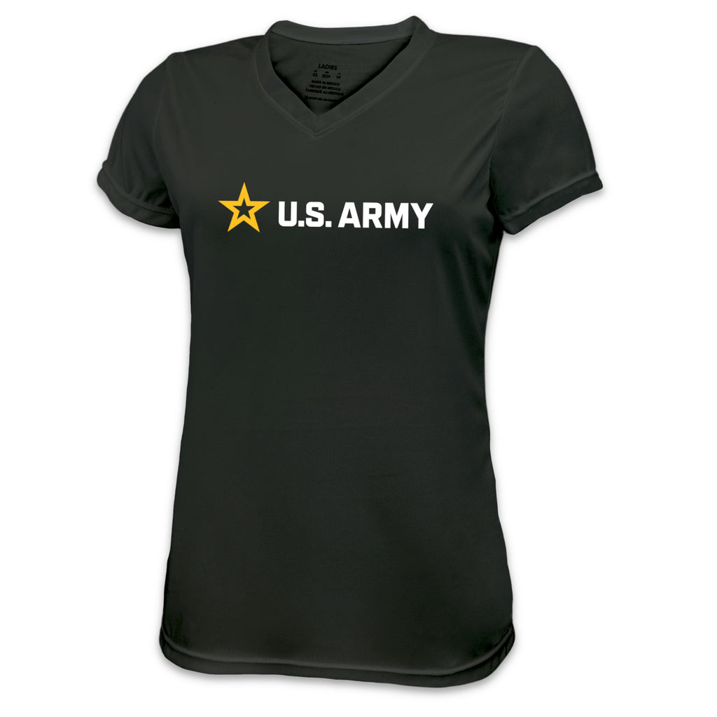 Army Star Ladies Full Chest Performance T-Shirt