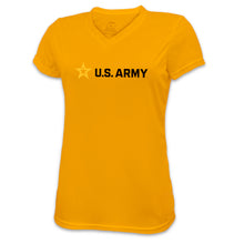 Load image into Gallery viewer, Army Star Ladies Full Chest Performance T-Shirt