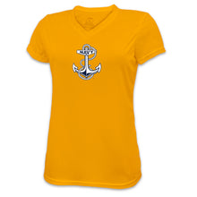Load image into Gallery viewer, Navy Ladies Anchor Performance T-Shirt