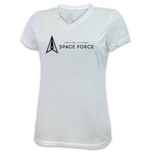 Load image into Gallery viewer, Space Force Ladies Full Chest Performance T-Shirt