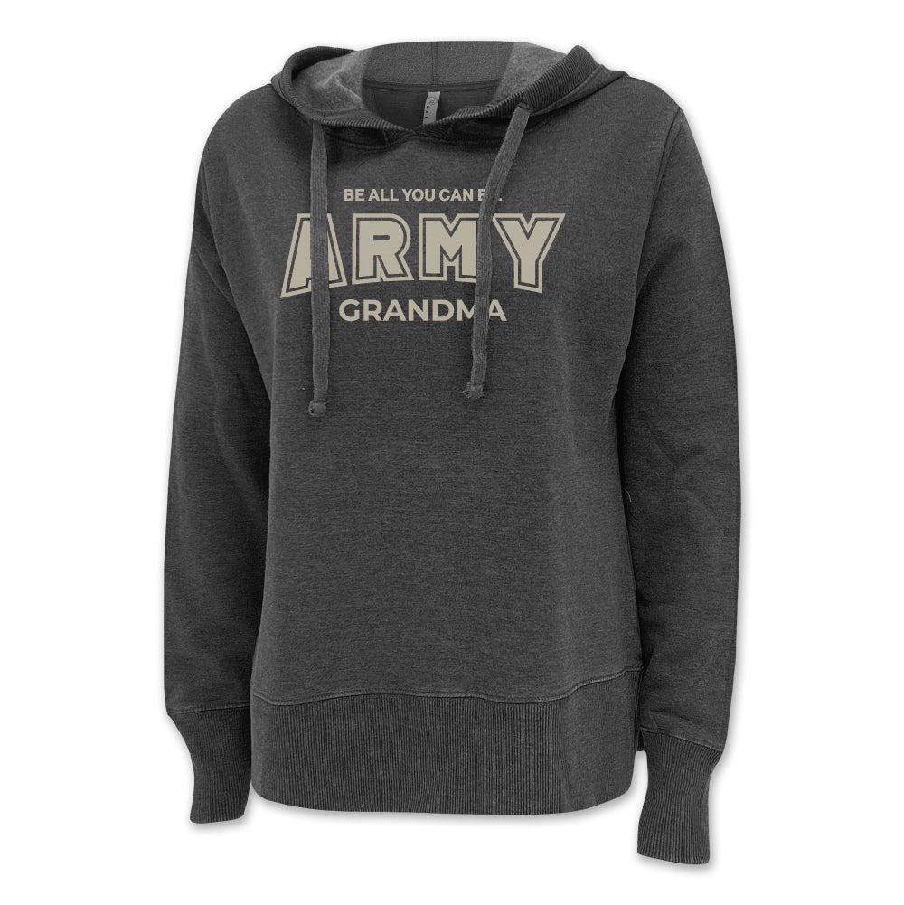 Army Grandma Ladies Hood (Washed Black)
