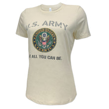 Load image into Gallery viewer, Army Ladies Vintage T-Shirt (Heather Natural)