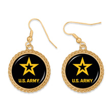 Load image into Gallery viewer, U.S. Army Star Sydney Earrings (Gold)