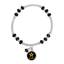 Load image into Gallery viewer, U.S. Army Star Ivy Bracelet (Silver)