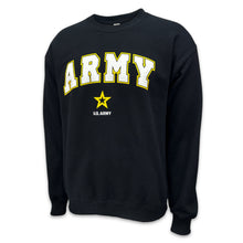 Load image into Gallery viewer, Army Arch Star Crewneck (Black)
