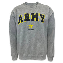 Load image into Gallery viewer, Army Arch Star Crewneck (Grey)