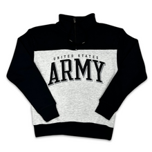 Load image into Gallery viewer, United States Army Big Cotton Retro 1/4 Zip (Black)