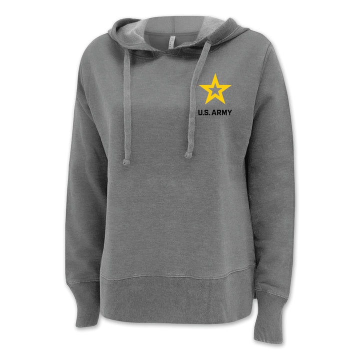 Army Star Left Chest Ladies Hood