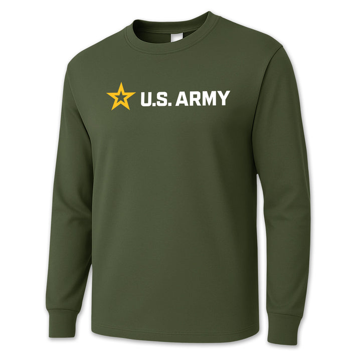 Army Star Full Chest Long Sleeve T-Shirt