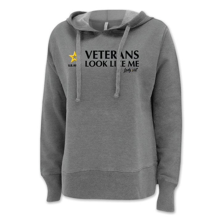 Army Vet Looks Like Me Ladies Hood