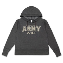 Load image into Gallery viewer, Army Wife Ladies Hood (Washed Black)
