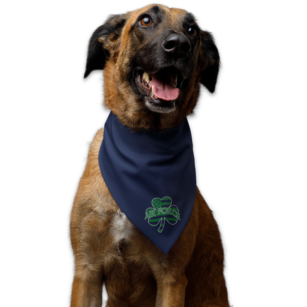 Air Force Shamrock Dog Bandana