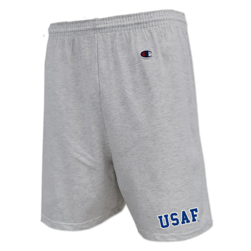 Pick Your Design Air Force Champion Cotton Shorts (Grey)